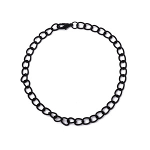 Pulseras de Cadena de Moda, Aleación Unisex, Chapadas en Oro, Plata, Negro, Estilo Moderno 2025 - Product Image 5