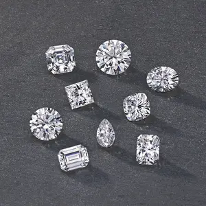 Lustre Jewelry GRA zertifiziert alle Formen Moissan ite d Farbe weiß VVS synthetischen losen Edelstein Moissan ite Diamant