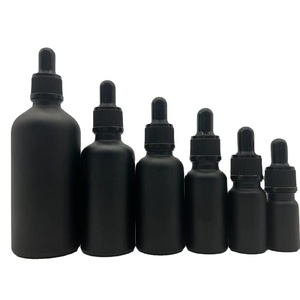 5ml 10ml <span class=keywords><strong>15ml</strong></span> 20ml 30ml 50ml 100ml màu đen mờ tinh dầu silicon NBR PVC núm vú Bóng Đèn Thủy tinh nhựa Gradient Pipette ống nhỏ giọt - Product Image 1