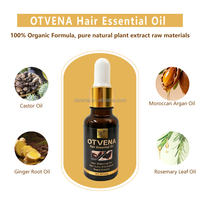 Huile capillaire OTVENA multi-extraites végétales pour la croissance des cheveux, parfum longue durée, format voyage portable, convient aux cheveux bouclés, raides, fins et épais, vente en gros