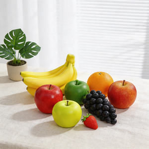 LUYI 2025 Simulation Fruit Foam Orange Bananas Limes Apple Artificial Fruits for Home Kitchen Party Photography <b>Prop</b> <b>Wedding</b> - Product Image 3