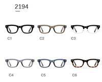 Montures de lunettes optiques tendance en TR90, anti-lumière bleue, colorées noir et bleu, avec fonction de lumière intégrée
