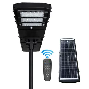 120w 18000lm 5 anos de garantia, tudo em uma luz led solar com diy modos opcionais de trabalho