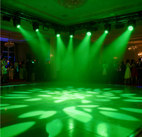 Projecteurs LED Par RGBW UNOXINE 54x3W avec contrôle DMX512, indice de protection IP33 pour les événements disco et l'éclairage de scène
