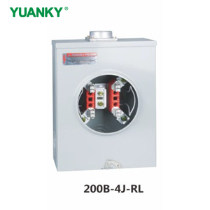 Boîtier de commutation pour compteur monophasé YUANKY 200A 600VAC <span class=keywords><strong>série</strong></span> 200S NEMA 3R gris Cu-Al - Product Image 2