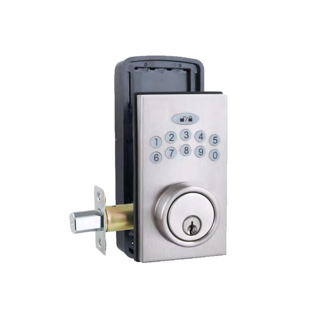 US Standard Smart Wi-Fi Deadbolt Lock for Aluminum Doors Electronic Keypad Digital Password Vintage Handle Cloud Data Storage