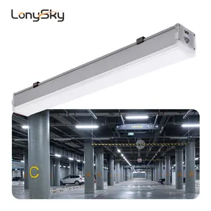 Surface Mounted Aluminum Seamless Hotel Bedroom Modern 4Ft60W 8Ft120W Led Linear Light