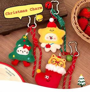 Nouveau Porte-clés en Peluche de Noël 2026 – Adorables Pendentifs Festifs Père Noël, Renne et Bonhomme de Neige pour Sacs et Sacs à Dos pour Filles et Adolescentes - Product Image 1
