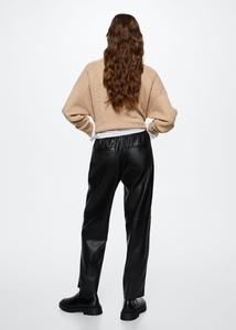 3630 nuovi <span class=keywords><strong>pantaloni</strong></span> <span class=keywords><strong>in</strong></span> vera <span class=keywords><strong>pelle</strong></span> di montone da donna lunghi di buona qualità <span class=keywords><strong>con</strong></span> coulisse <span class=keywords><strong>in</strong></span> vita - Product Image 6