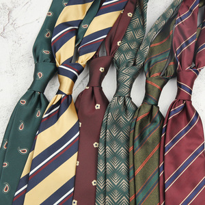 Corbata <span class=keywords><strong>de</strong></span> mano <span class=keywords><strong>de</strong></span> 8CM <span class=keywords><strong>para</strong></span> hombre, <span class=keywords><strong>traje</strong></span> <span class=keywords><strong>de</strong></span> Negocios Oficial, boda, Paisley, raya, vino, Borgoña, café, corbata <span class=keywords><strong>para</strong></span> el cuello del <span class=keywords><strong>novio</strong></span> - Product Image 3