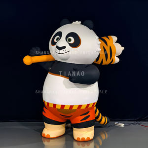 ตุ๊กตาเป่าลมรูปแพนด้า การ์ตูนแพนด้าเป่าลม ตุ๊กตาเป่าลมกังฟูแพนด้า สำหรับตกแต่งหรือโฆษณา - Product Image 6