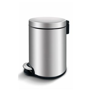 Household steel trash can bathroom kitchen office waste bin mini pedal bin