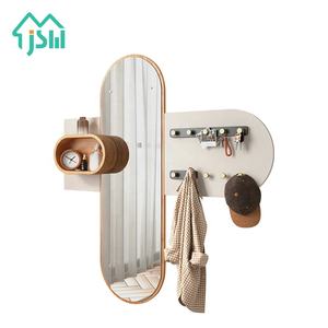 Jieshi <span class=keywords><strong>Design</strong></span> Meubles de salon <span class=keywords><strong>Porte</strong></span>-<span class=keywords><strong>manteau</strong></span> <span class=keywords><strong>mural</strong></span> en bois moderne <span class=keywords><strong>avec</strong></span> <span class=keywords><strong>miroir</strong></span> - Product Image 6