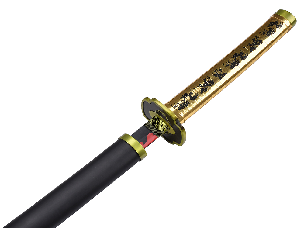 103cmデーモンスレイヤー武器おもちゃ日林刃用ヨリチ月国炭素鋼カタナ