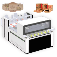 Machine d'impression à jet d'encre numérique chinoise One Pass Boîtes en carton à passage unique Boîte de papier à pizza ondulée pour oeuf flexible pour l'emballage