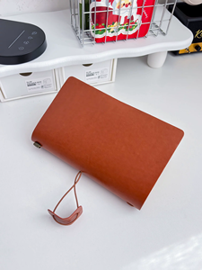 Mini Libreta <span class=keywords><strong>de</strong></span> <span class=keywords><strong>Viaje</strong></span> A6 <span class=keywords><strong>de</strong></span> Hojas Sueltas, en Cuero PU, Hecha a Mano, con 100 Hojas y Logotipo Personalizado - Regalo <span class=keywords><strong>de</strong></span> Oficina - Product Image 2