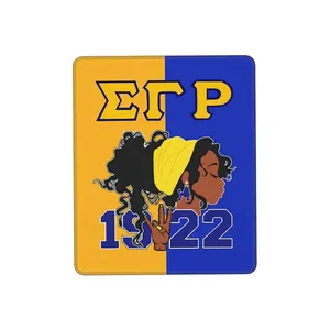 Customized Sigma Gamma Mouse Pad Sorority Gifts for Women Mouse Pads Pattern Sublimation Printing Rectangle Mouse Pad With Logo