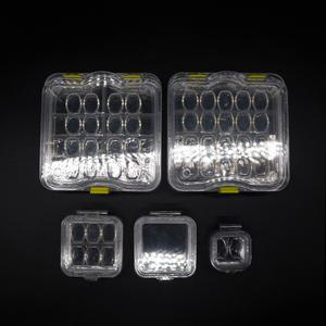 Коробка для зубного шпона, коробка для зубного протеза, 20 слотов, пластиковые Запираемые стоматологические лабораторные виниры, упаковочные коробки с прозрачными мембранами - Product Image 3
