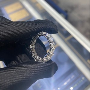 Moissanite Heart Shaped S925 Silver Ring 0.3 Carat Women's Everyday Wear Jewelry - Product Image 2