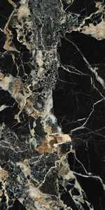 Piastrella in Pietra Sinterizzata Athens Black Gold Lucidata, Design Moderno, Durevole, Grande Lastra per Scale, Camere da Letto, Paesaggistica, Soggiorni, Piscine e Aree Comuni - Product Image 4