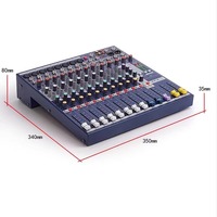 Console de mixage audio professionnelle 8 canaux EFX8 Soundcraft EFX8/EFX12/EFX16, processeur DSP 32 bits Soundcraft EFX8/2 pour scène