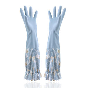 Guantes de Látex con Diseño Personalizado, 50 cm, Gruesos, Impermeables, para Cocina, Lavavajillas, Lavandería y Uso Doméstico - Product Image 2