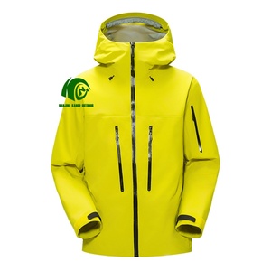 Veste imperméable coupe-vent en nylon à membrane PU, 3 couches, entièrement scellée, avec doublure en mesh, personnalisable OEM, idéale pour le trekking, le ski et les aventures. - Product Image 1