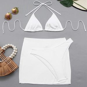 OUTPACE Nuevo Conjunto de Bikini Retro Triangular Push-Up de 2 Piezas con Estampado Paisley para Mujer, Talla Grande, Ropa de Playa - Product Image 1