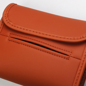 Suporte de Caixa de Lenços para Carro em Couro Luxuoso, Organizador Universal Durável para Acessórios de Interior de Veículos - Product Image 4