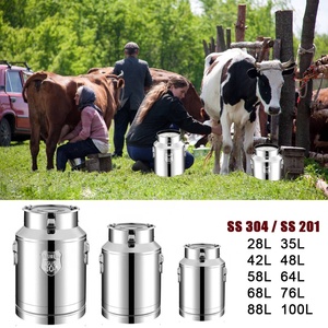 Lọ Kim Loại Thép Không Gỉ Dung Tích Cao 28L-100L Hộp Đựng Thực Phẩm Hộp Đựng Chất Lỏng Cho Bình Sữa Kín - Product Image 6