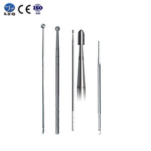 Juego de instrumental quirúrgico ENT para columna vertebral: Fresa de diamante redonda para artroscopia, broca de bola, ¡en oferta! - Product Image 1