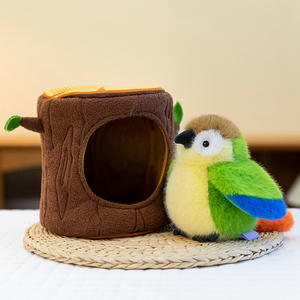 Internet Celebrity Cute Bear Plush Keychain Pendant <strong>Super</strong> Soft PP Cotton Embroidered UV Varnished Stress Relief Birthday - Product Image 2