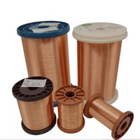 Cable de Cobre Esmaltado con Recubrimiento Autoadhesivo C10100 AWG30 Clase 130 IEC60317 para Bobina de Voz de Altavoz, Decoración de Paredes Exteriores