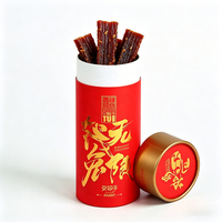 Maßgefertigte Lebensmittelechte Papierröhre mit Heißprägung für Beef Jerky, Süßigkeiten, Snacks und Kekse Verpackungsröhre