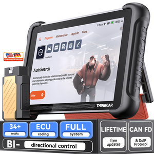 THINKCAR THINKSCAN 689BT Escáner de Diagnóstico para Automóviles, Bluetooth, Sistema Completo, Codificación ECU, 34 Reinicios, Android 10, 4G+64G - Product Image 1