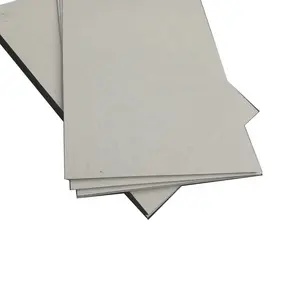 中国制造耐折厚1毫米2毫米再生材料灰卡灰纸