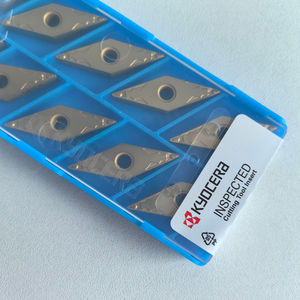 เม็ดมีดคาร์ไบด์สำหรับกลึงภายนอก VNMG160404HQ-CA5525 OEM รูปทรงข้าวหลามตัด เคลือบแข็งพิเศษ สำหรับเครื่องกลึง CNC ผลิตจากเหล็กทังสเตนของ KyoceraS ประเทศญี่ปุ่น - Product Image 3