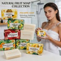 Savon Artisanal Parfumé aux Huiles Essentielles de Fruits 250g, Fabrication Française, Parfum Longue Durée, Nettoyage en Profondeur, OEM ODM