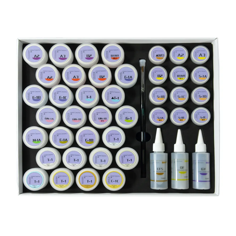 BAOT – céramique métallique, porcelaine, poudre de céramique métallique pour Kit de maître de laboratoire dentaire