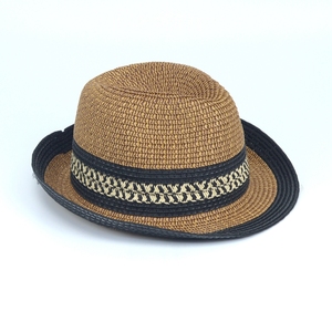 Rộng vành bãi biển phụ nữ rơm <span class=keywords><strong>hat</strong></span> màu duy nhất ban nhạc mùa hè mặt trời rơm mũ - Product Image 5