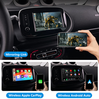 Fortwo Forfour sans fil Apple CarPlay adaptateur voiture multimédia MMI Box Android Auto CarPlay décodage Box pour 2016 - 2019 Smart
