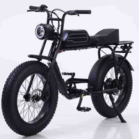 Vélo électrique tout-terrain à pneus larges 48V 750/1000W Moteur sans balais Cadre en alliage d'aluminium |   Moto électrique de banlieue Mountain City |