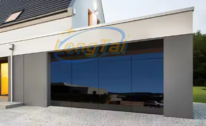 <span class=keywords><strong>Porte</strong></span> <span class=keywords><strong>de</strong></span> <span class=keywords><strong>garage</strong></span> <span class=keywords><strong>sectionnelle</strong></span> miroir LongTai 8x7 portes <span class=keywords><strong>de</strong></span> <span class=keywords><strong>garage</strong></span> coulissantes à rabat isolé en verre sans cadre pour résidentiel - Product Image 2