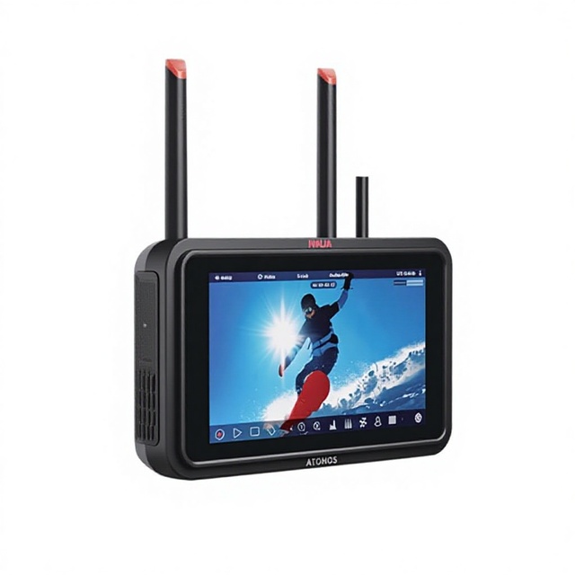 ATOMS NINJA TX Monitor 5inch Recorder 8K RAW 1500 Nit WiFi E6 12G SDI Streaming NDI for Timecode