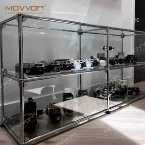 Moderne 4 Türen Design kombinieren Metall Edelstahl Lagerung modularen Weins chrank für Wohnzimmer Schlafzimmer - Product Image 6