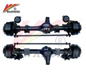 Dump truck forklift trailer front hydraulic drive steering axle