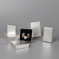 Haute qualité boîte-cadeau carton tiroir coulissant bague de mariage rose emballage papier collier boucle d'oreille montre bijoux boîte-cadeau