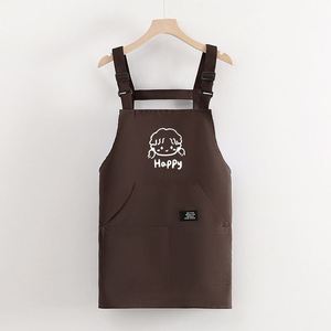 Tablier de cuisine de haute qualité avec logo personnalisé, poches, imperméable, pour la cuisine, la pâtisserie, la peinture, l'école - Product Image 6