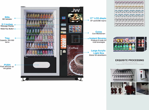 <span class=keywords><strong>Distributeur</strong></span> automatique de café en libre-service pour affaires, combiné réfrigérateur, boissons, snacks, café chaud, <span class=keywords><strong>avec</strong></span> Wifi - Product Image 5