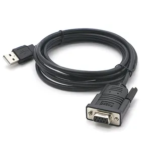 OEM Factory Uc232 Rs232 To Micro Usb Serial Cable With Ftdi Db9 Male Full Pinout Compatible